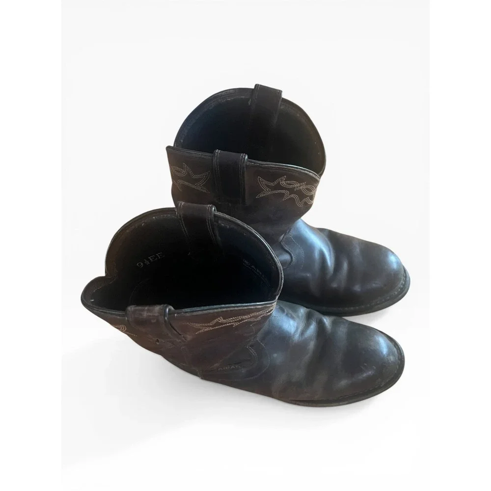 Ariat Groundbreaker Mens Brown Leather Work Boots‎ 10001200 9.5 EE Wide